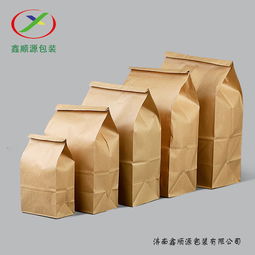 棗莊市方底袋 廠家直銷 防油淋膜紙方底袋